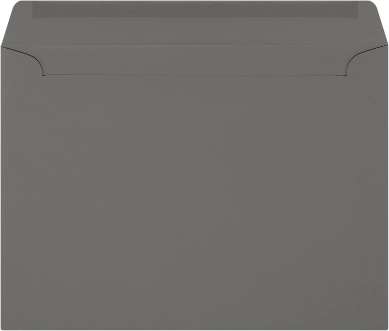 LUXPaper 9 x 12 Booklet Envelopes - Smoke Gray (50 Qty.) - Image 2